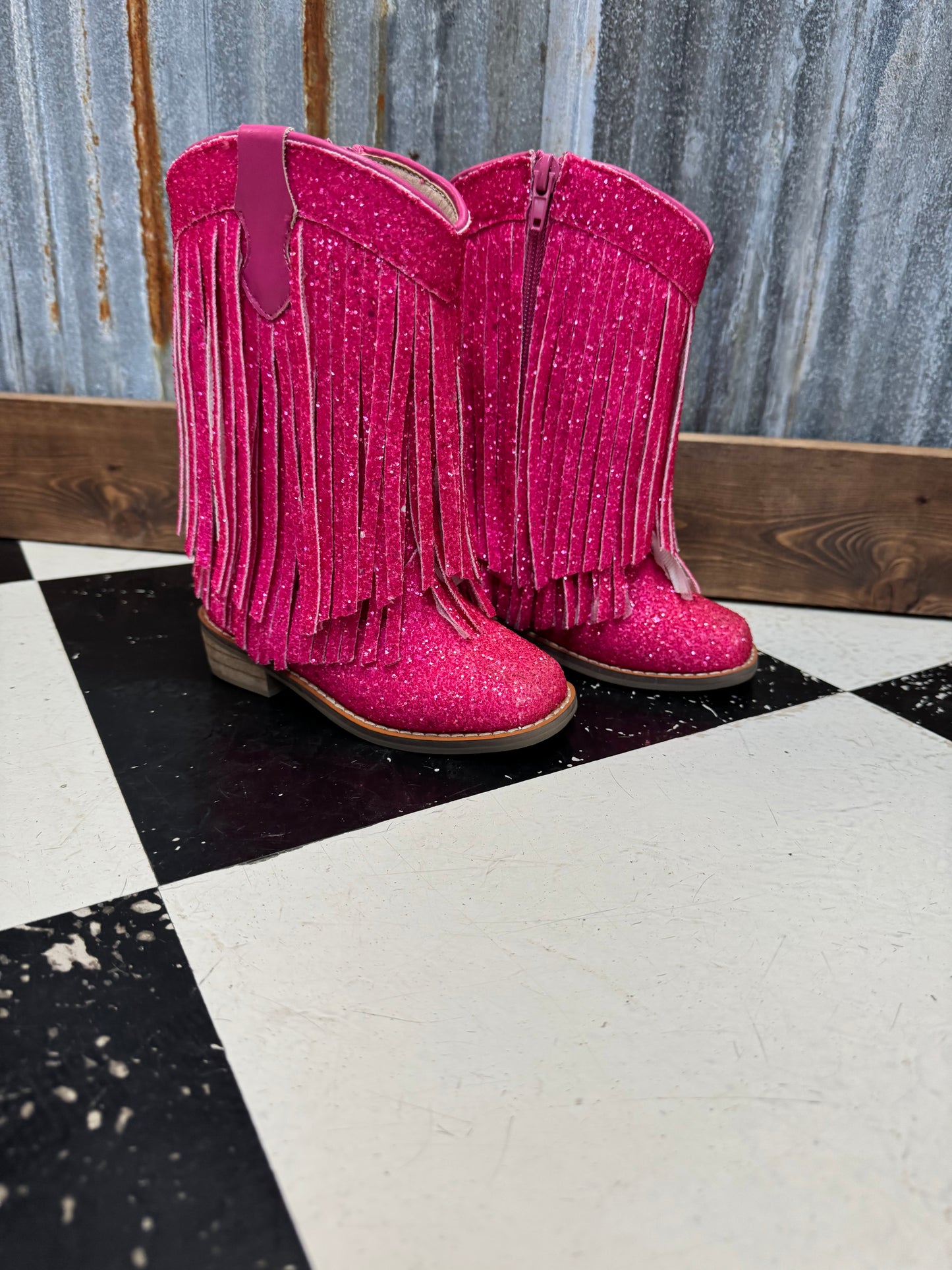 Double Fringe Boots