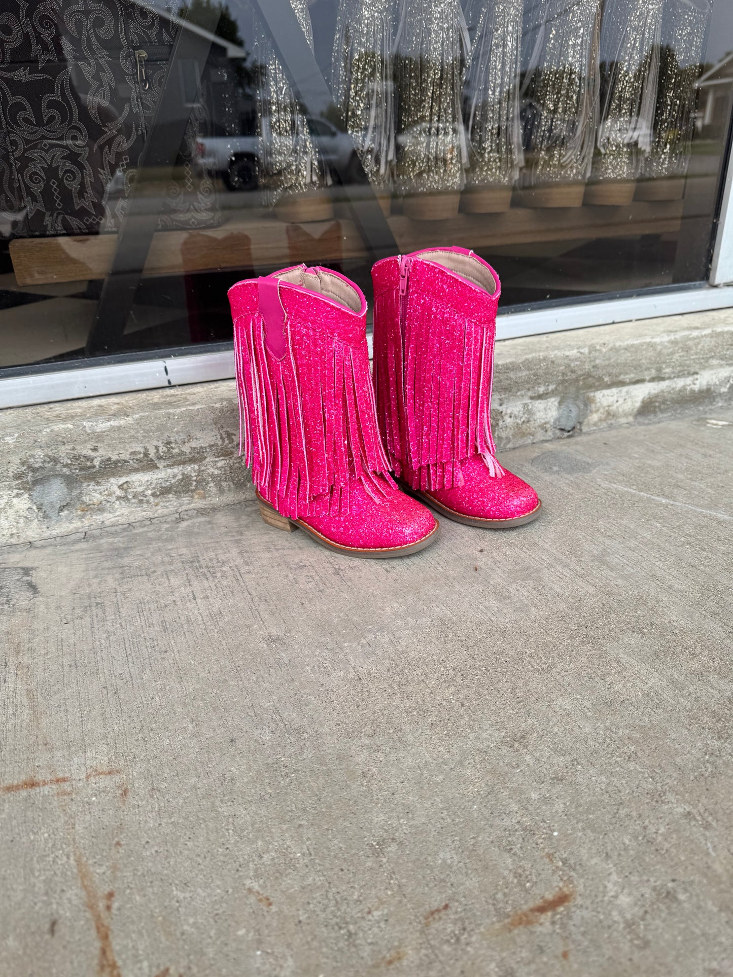 Double Fringe Boots